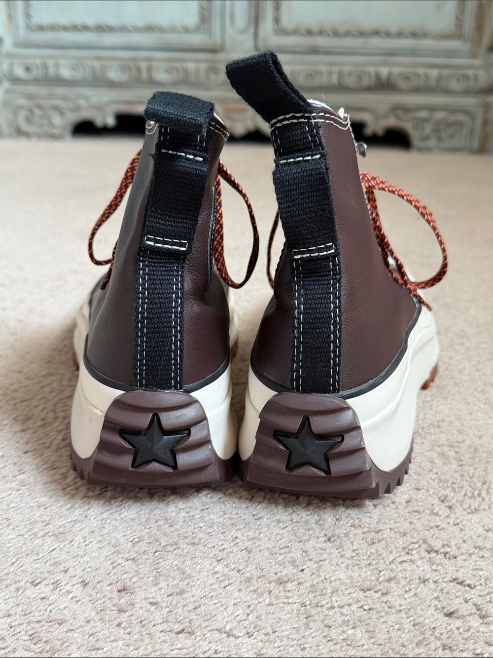 Converse Run Star Hike High-Top Sneakers - Brown/White - Picture 5 of 8